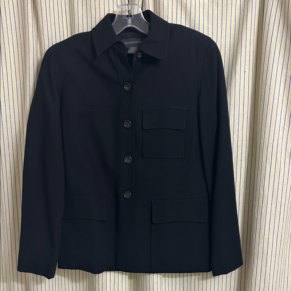 Banana Republic Midnight Black Jacket